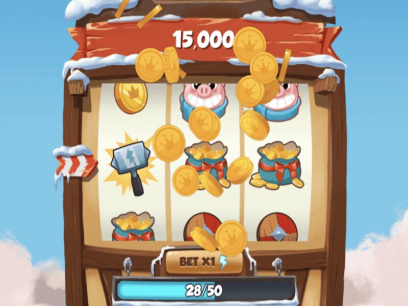 Coin Master Mod hỗ trợ tính năng vô hạn spin
