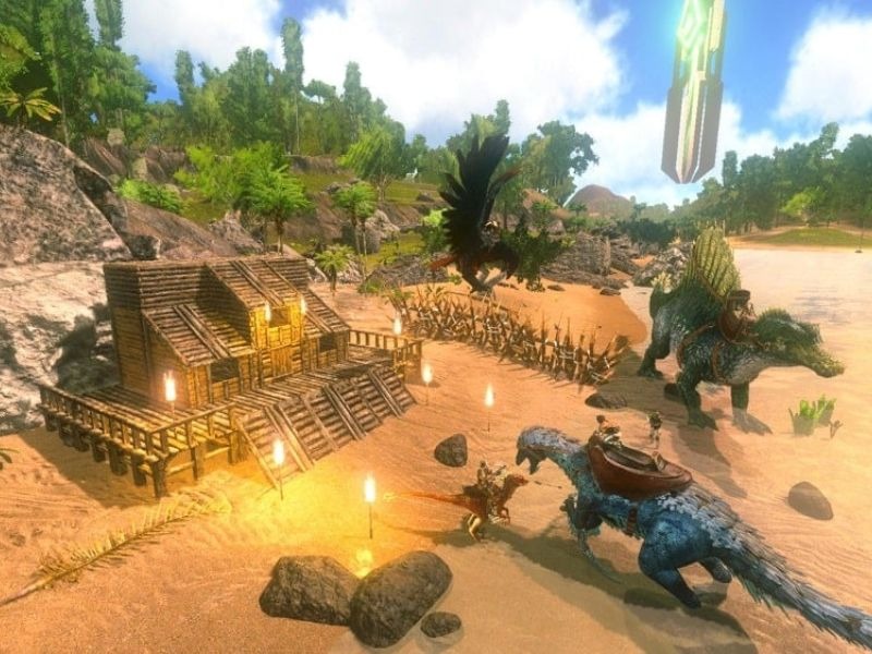 Chiến đấu cùng bộ lạc trong Hack ARK Apk