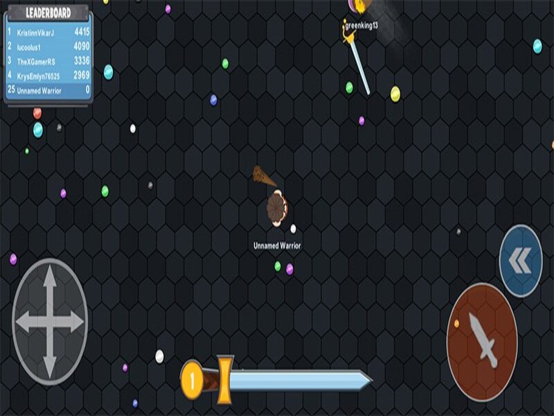 Gameplay của trò chơi Evowars io hack