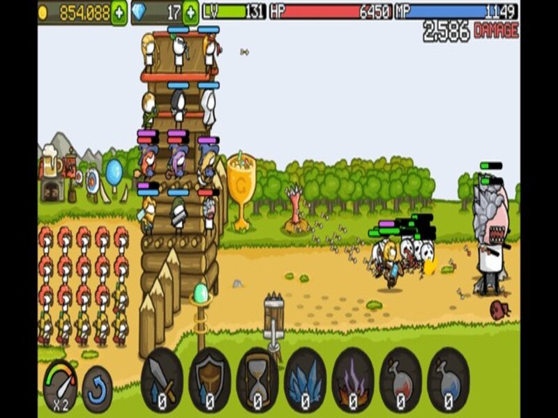 Hãy kiểm tra chỉ số tường trước khi tấn công trong Grow Castle Hack