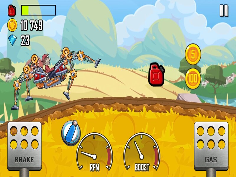 Hack Hill Climb Racing 2 sở hữu nhiều địa hình phong phú