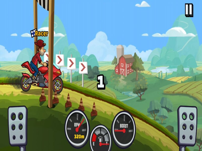 Lưu ý tốc độ khi điều khiển xe trong Hack Hill Climb Racing 2