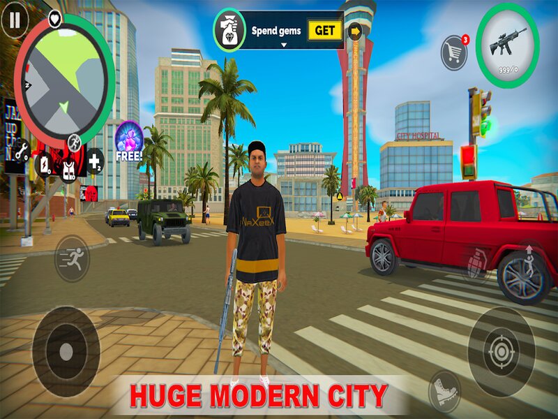 Vegas Crime Simulator Hack diễn ra ở thành phố lớn