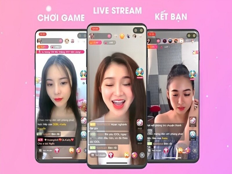 Bạn có thể livestream và tương tác với idol mạnh mẽ nhờ MMlive Mod Apk