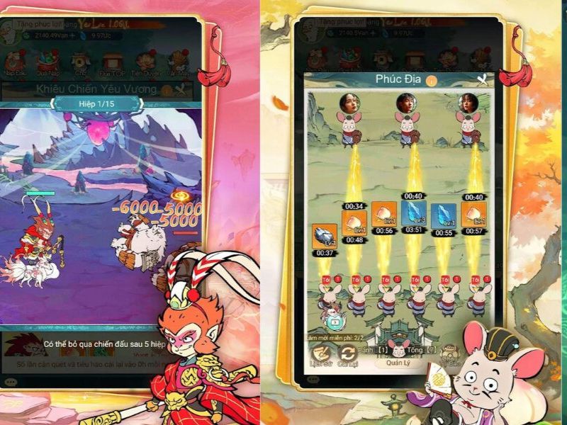 Chế độ PvE, PvP cùng chiến Boss trong Tiểu Yêu Tầm Đạo