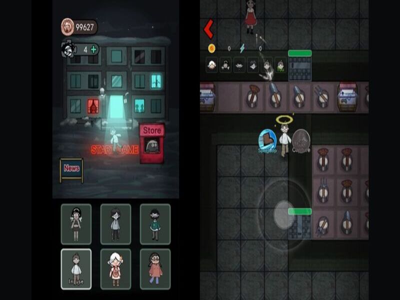 Đồ họa lôi cuốn, sống động của Haunted Dorm
