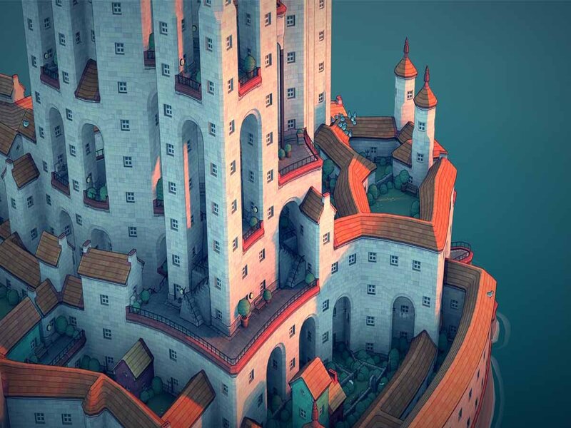 Tạo nên một thị trấn với màu sắc hài hòa trong Townscaper Apk