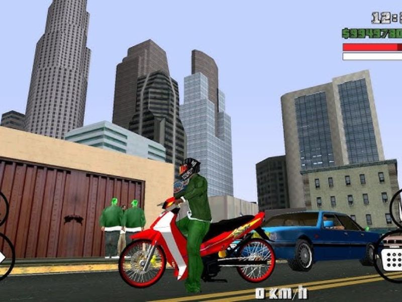 Tính năng trong GTA San Mod Xe Độ