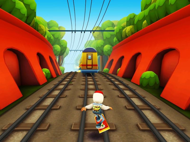 Điều khiển nhân vật dễ dàng trong Subway Surfers