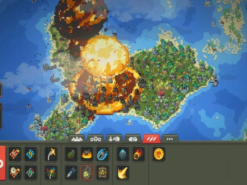Lối chơi tự do trong WorldBox Mod APK