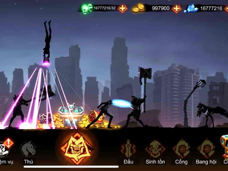 Bất tử trong Hack Shadow Knight 