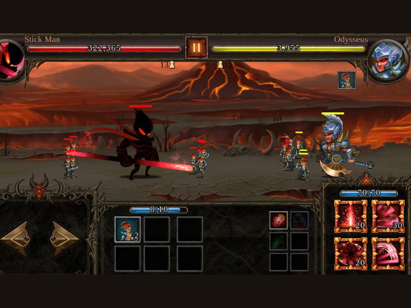 Chiến thuật theo lượt trong Hack Epic Heroes War 