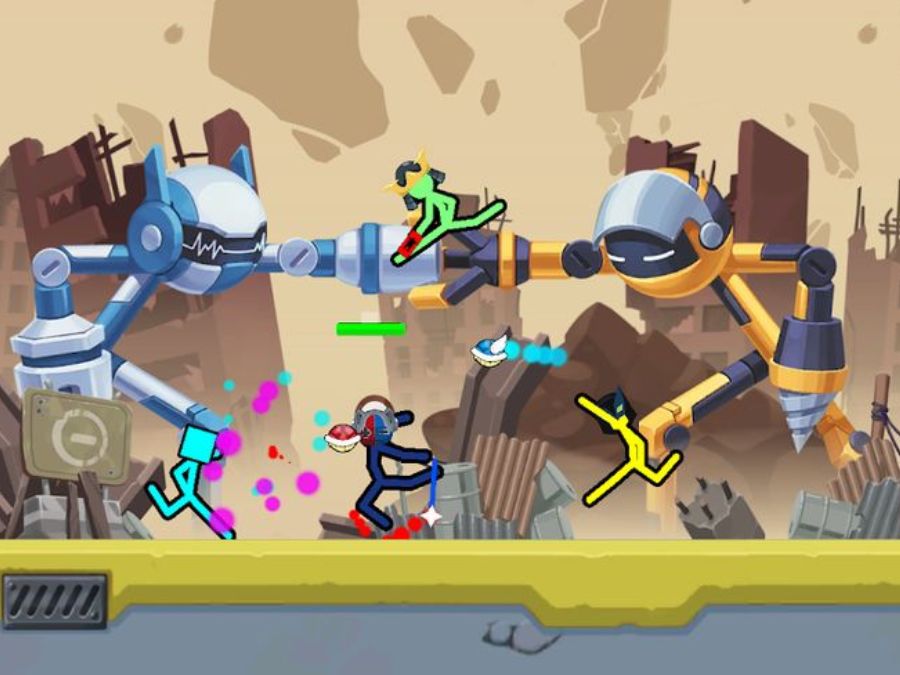 Đa dạng nhân vật trong Hack Supreme Duelist Stickman