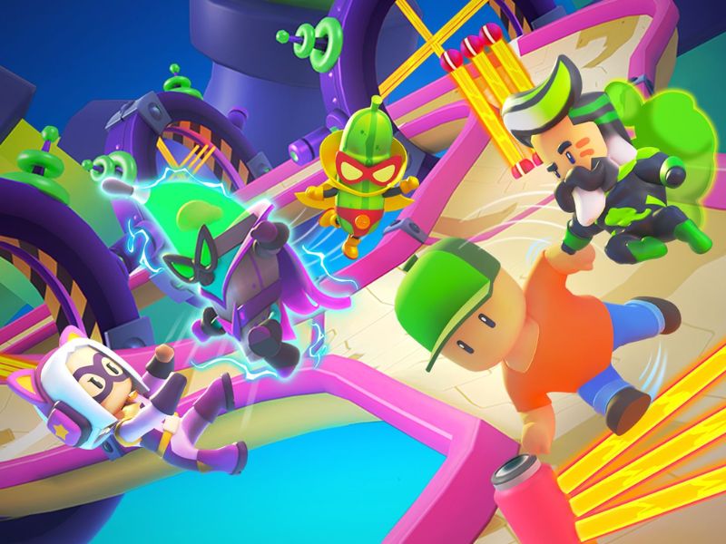 Đồ họa 3D vui nhộn trong Stumble Guys Hack