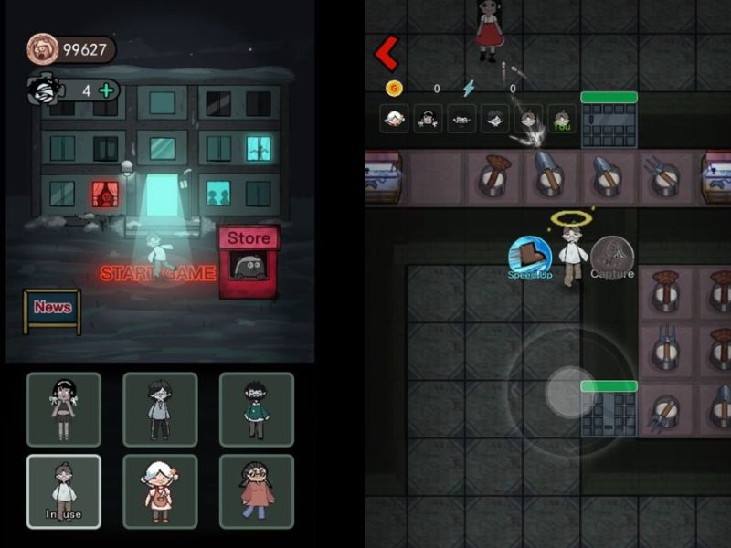 Đồ họa hấp dẫn trong Haunted Dorm Hack