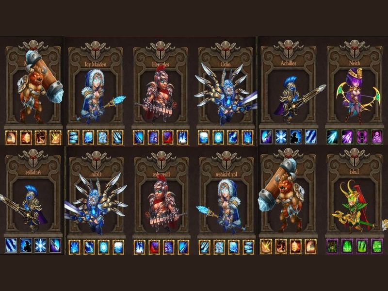 Full tướng trong Hack Epic Heroes War 