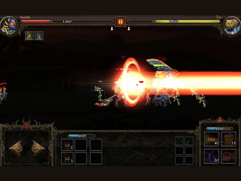 Hiệu ứng hoành tráng trong Hack Epic Heroes War 