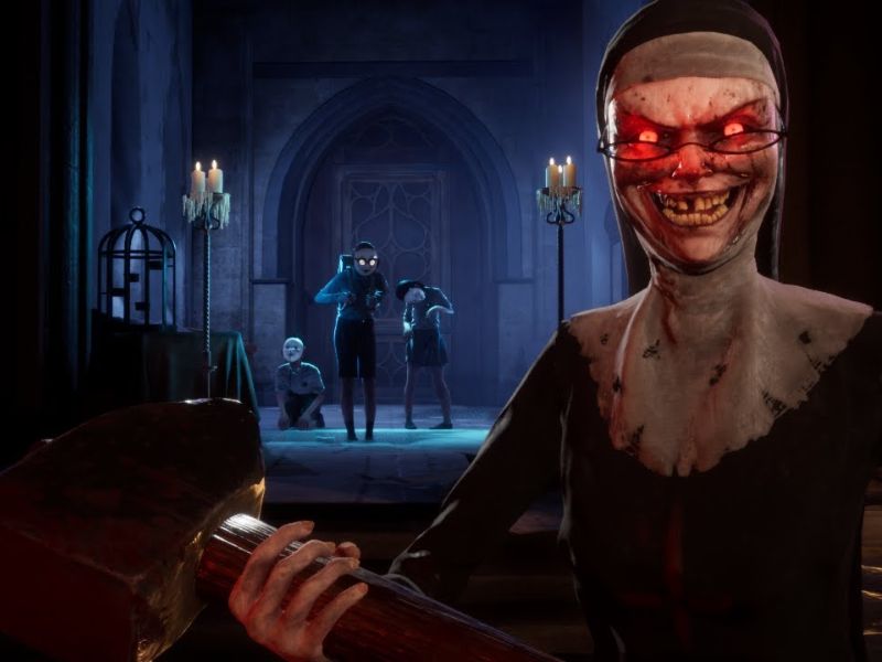 Khám phá môi trường rùng rợn trong Evil Nun Hack