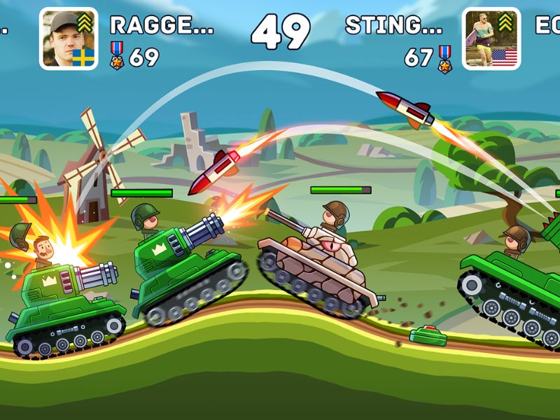 Lối Chơi Chiến Đấu Trong Hills Of Steel