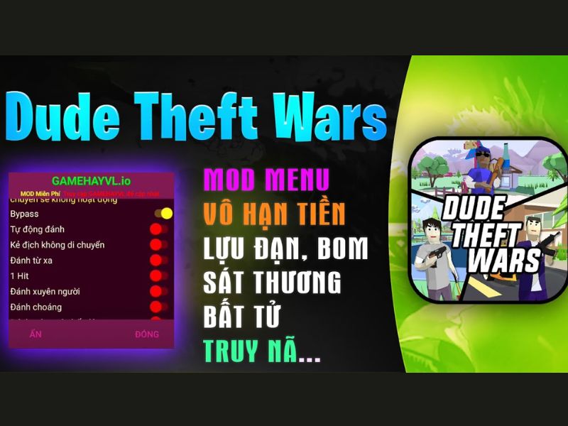 Một Số Điểm Nổi Bật Độc Đáo Trong Hack Dude Theft Wars