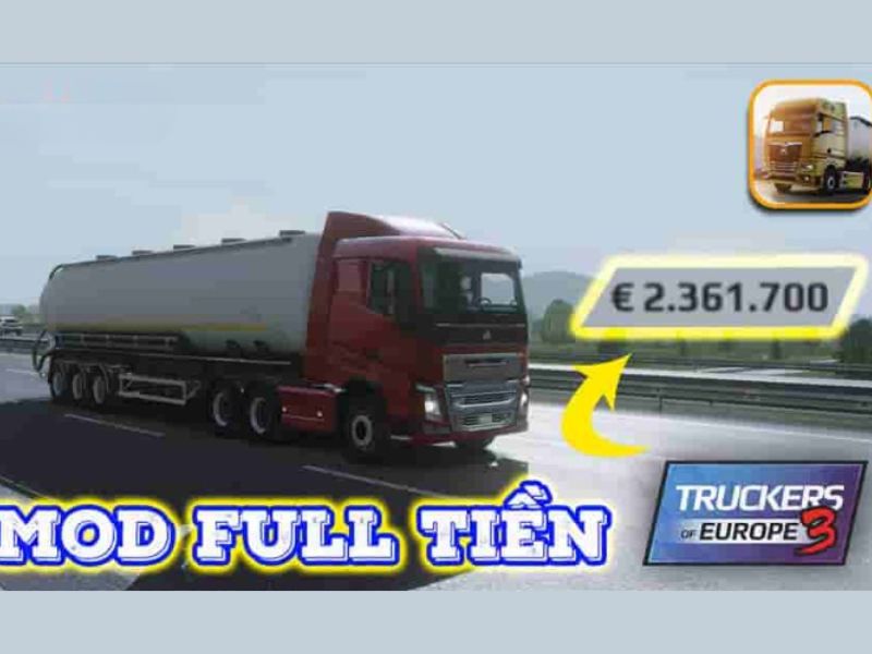 Một Số Tính Năng MOD Của Hack Truckers Of Europe 3