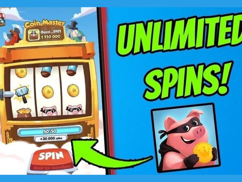 Vô hạn Spin trong Coin Master