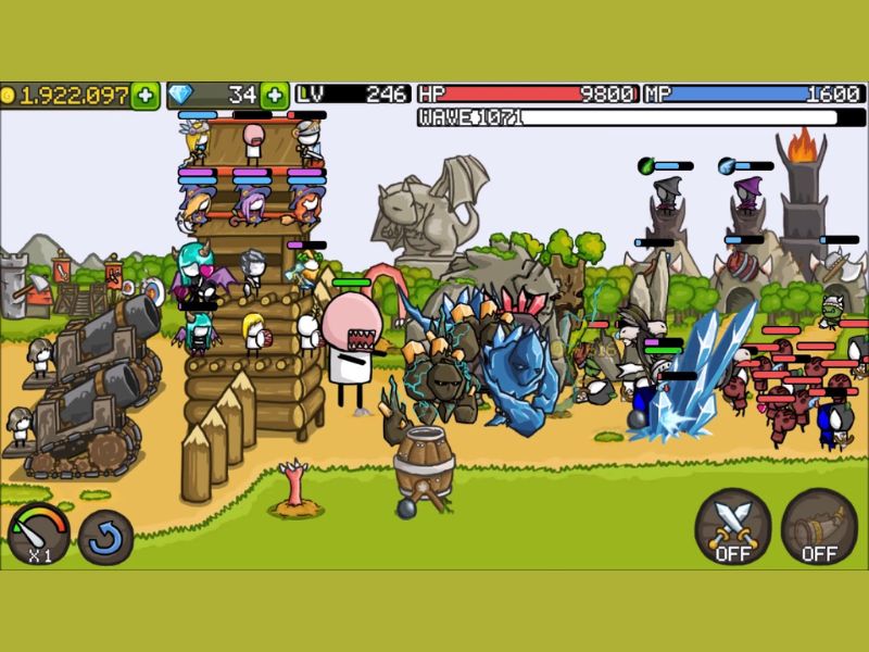 Chiến thuật phòng thủ linh hoạt trong Hack Grow Castle