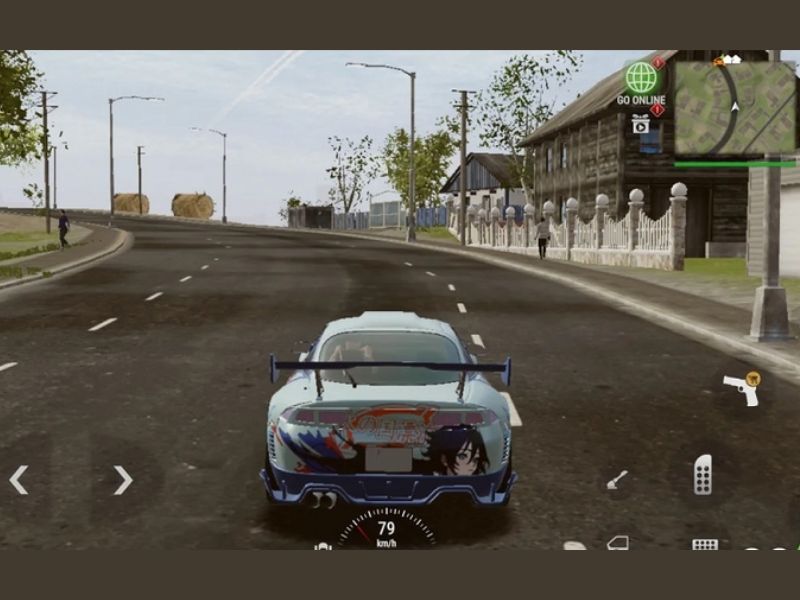 Đua xe hành động kịch tính trong Hack MadOut2