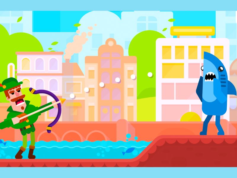 Hack Bowmasters có lối chơi cơ bản