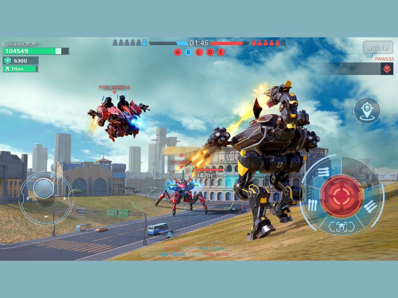 Hack War Robot có lối chơi hấp dẫn