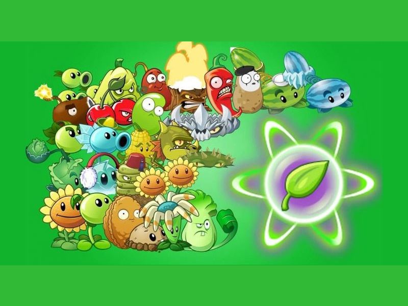 Hệ thống cây phong phú trong Plants Vs Zombies 2 MOD