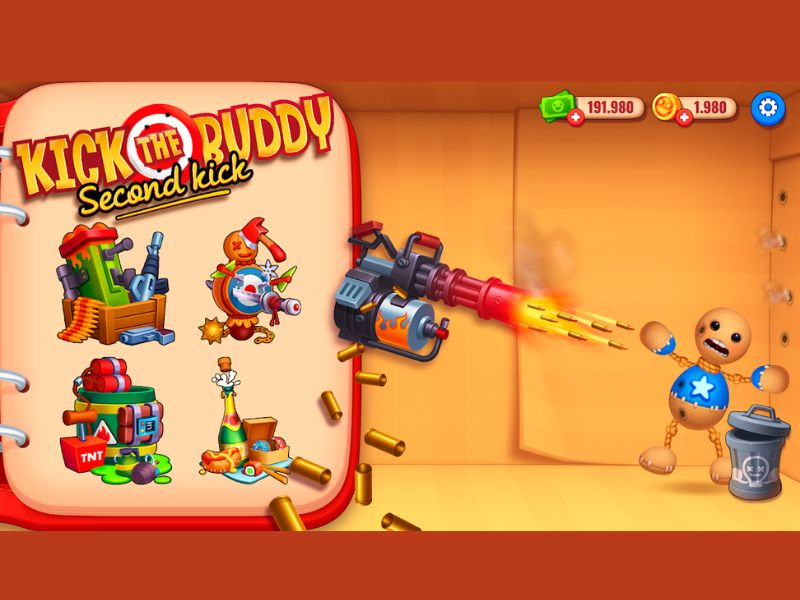 Kết Hợp Vật Lý Thực Tế Trong Kick The Buddy Hack