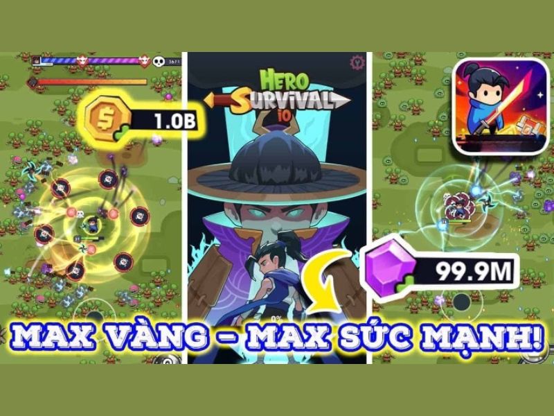 Một Số Tính Năng MOD Hấp Dẫn Của Hack Hero Survival IO