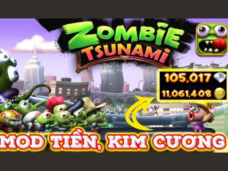 Một Số Tính Năng Nổi Bật Của Phiên Bản Zombie Tsunami Hack