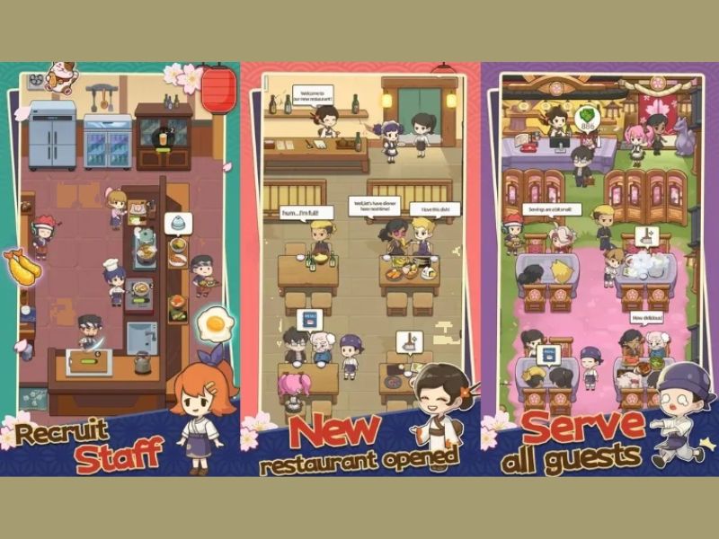 Trải nghiệm mô phỏng quản lý tiệm sushi trong Hack Tiệm Sushi Mơ Ước