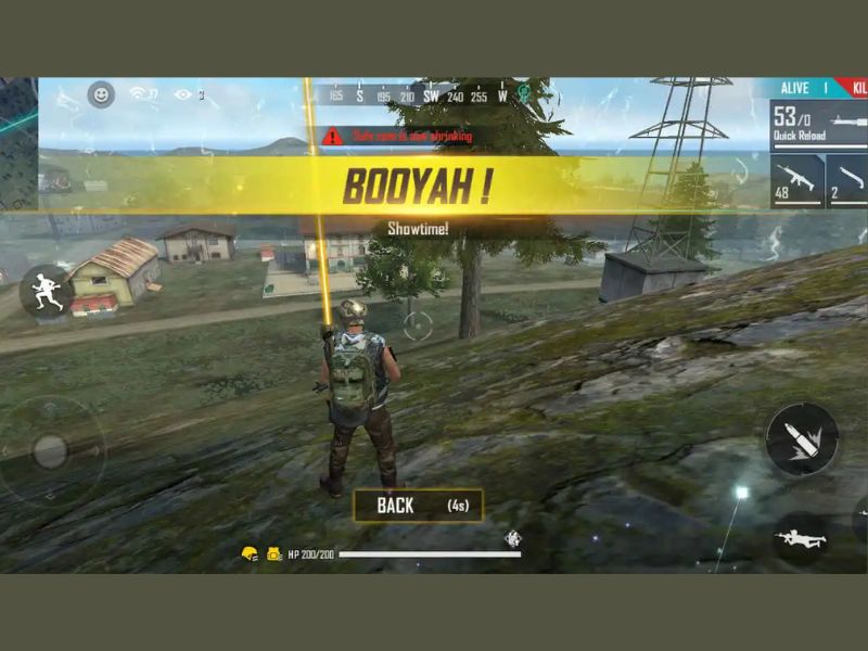Lối chơi sinh tồn căng thẳng trong Hack Free Fire